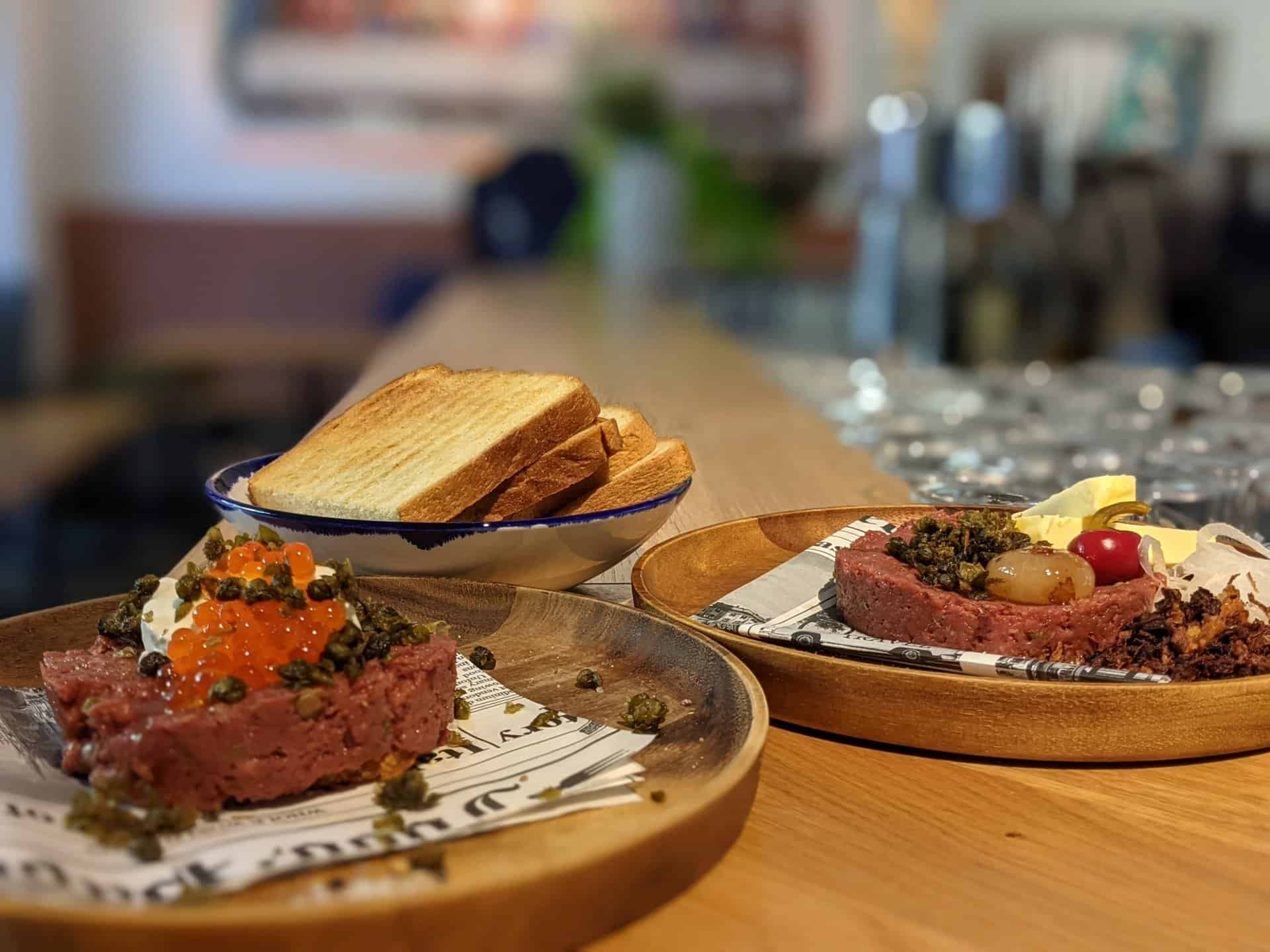 Beef Tartare Mittwoch in der Kaffeeteria
