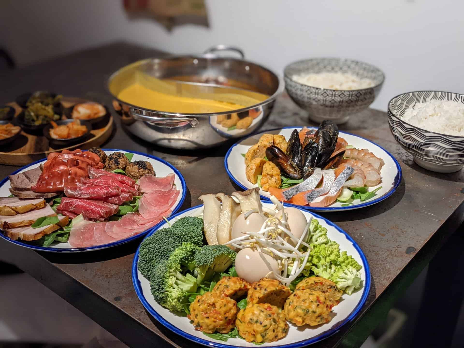 Hot Pot in der Kaffeeteria